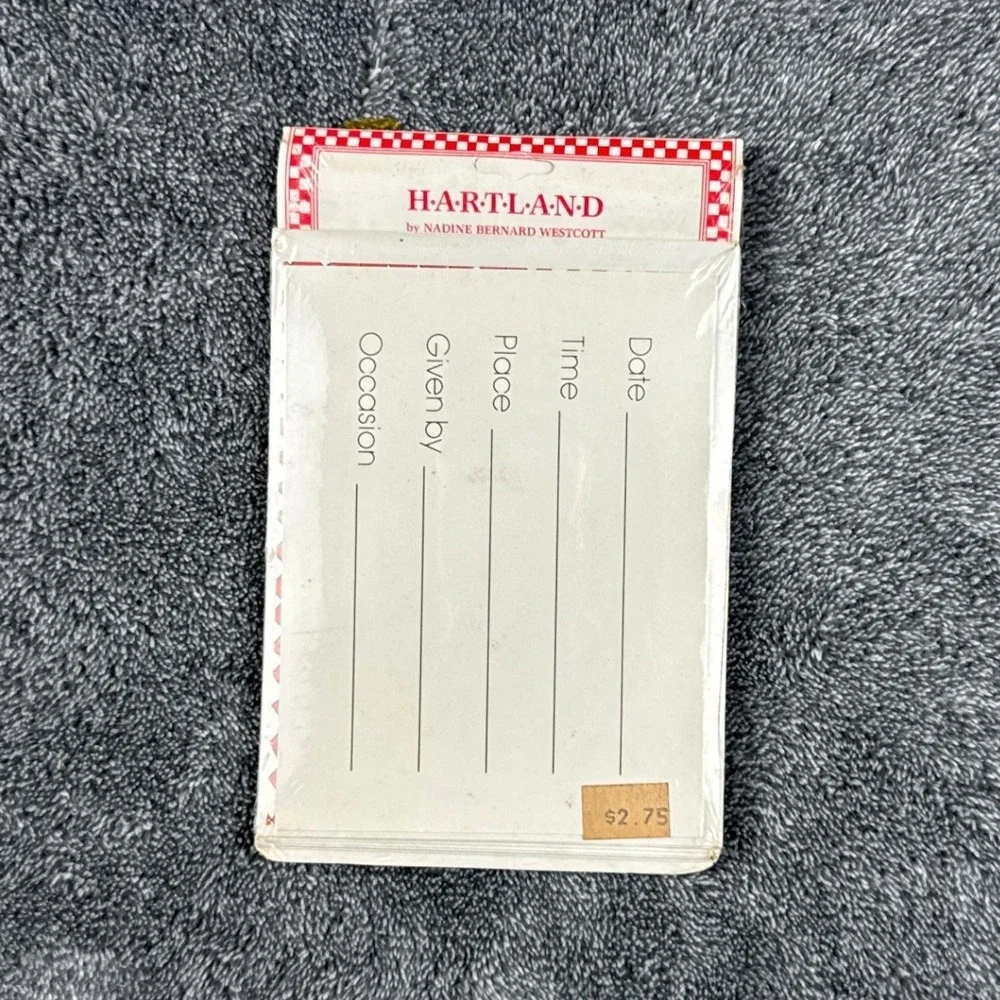 Hartland Holiday Party Invitations Nadine Bernard Westcott Christmas 8ct Vintage
